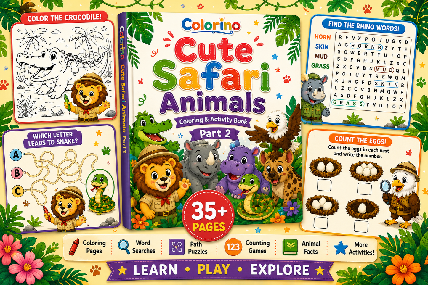 Replace Meaningless Screen Time with Fun Safari Adventures that Spark Creativity, Learning & Focus (Part 2)
