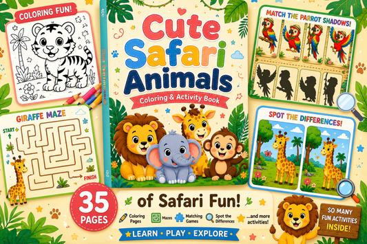 Replace meaningless screen time with fun safari adventures that spark Creativity & Focus