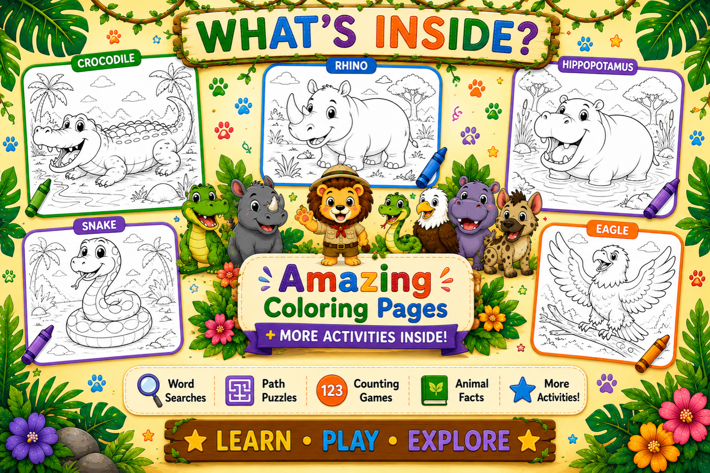 Replace Meaningless Screen Time with Fun Safari Adventures that Spark Creativity, Learning & Focus (Part 2)