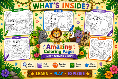 Replace Meaningless Screen Time with Fun Safari Adventures that Spark Creativity, Learning & Focus (Part 2)