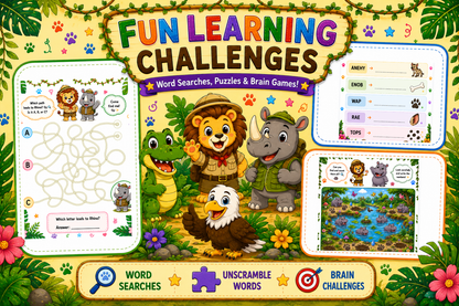 Replace Meaningless Screen Time with Fun Safari Adventures that Spark Creativity, Learning & Focus (Part 2)