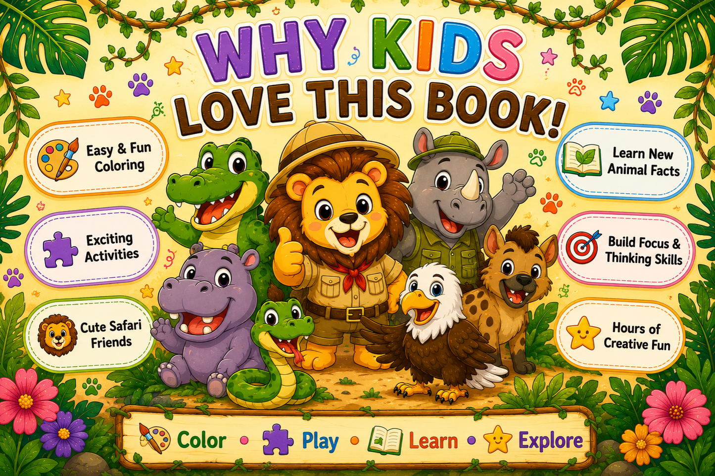 Replace Meaningless Screen Time with Fun Safari Adventures that Spark Creativity, Learning & Focus (Part 2)