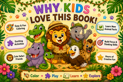 Replace Meaningless Screen Time with Fun Safari Adventures that Spark Creativity, Learning & Focus (Part 2)