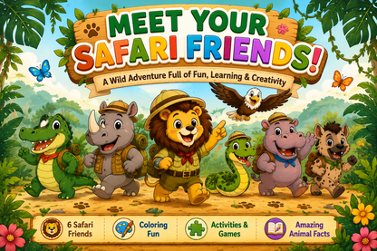 Replace Meaningless Screen Time with Fun Safari Adventures that Spark Creativity, Learning & Focus (Part 2)