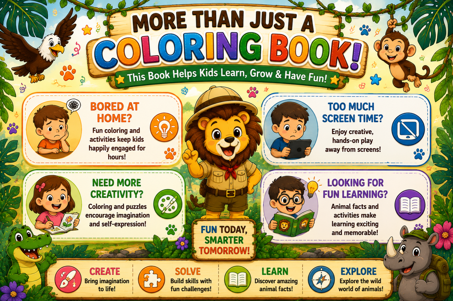 Replace Meaningless Screen Time with Fun Safari Adventures that Spark Creativity, Learning & Focus (Part 2)