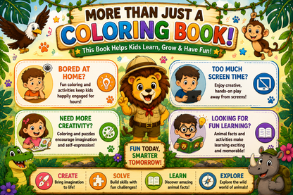 Replace Meaningless Screen Time with Fun Safari Adventures that Spark Creativity, Learning & Focus (Part 2)