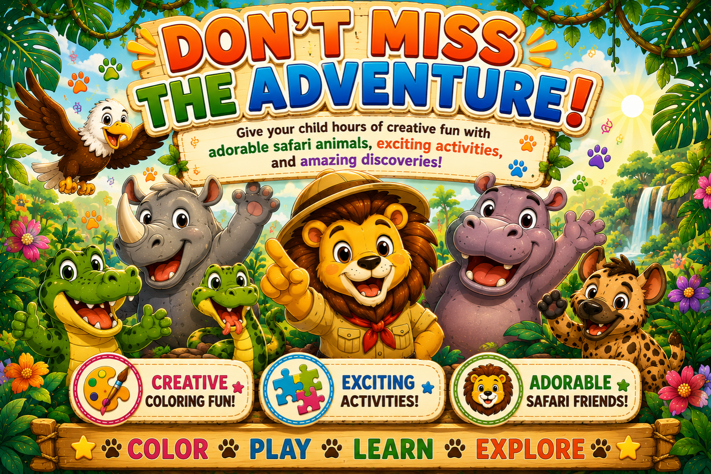 Replace Meaningless Screen Time with Fun Safari Adventures that Spark Creativity, Learning & Focus (Part 2)